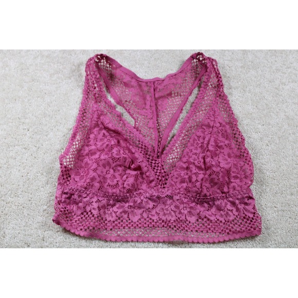 Adore Me Other - Adored by Adore Me Bralette Womens Medium Lace Sheer Wireless Floral Sexy‎